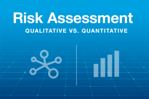 The difference between qualitative and quantitative risk assessments for IT security