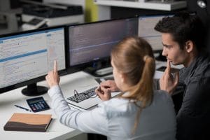 IT team working on incident response and planning