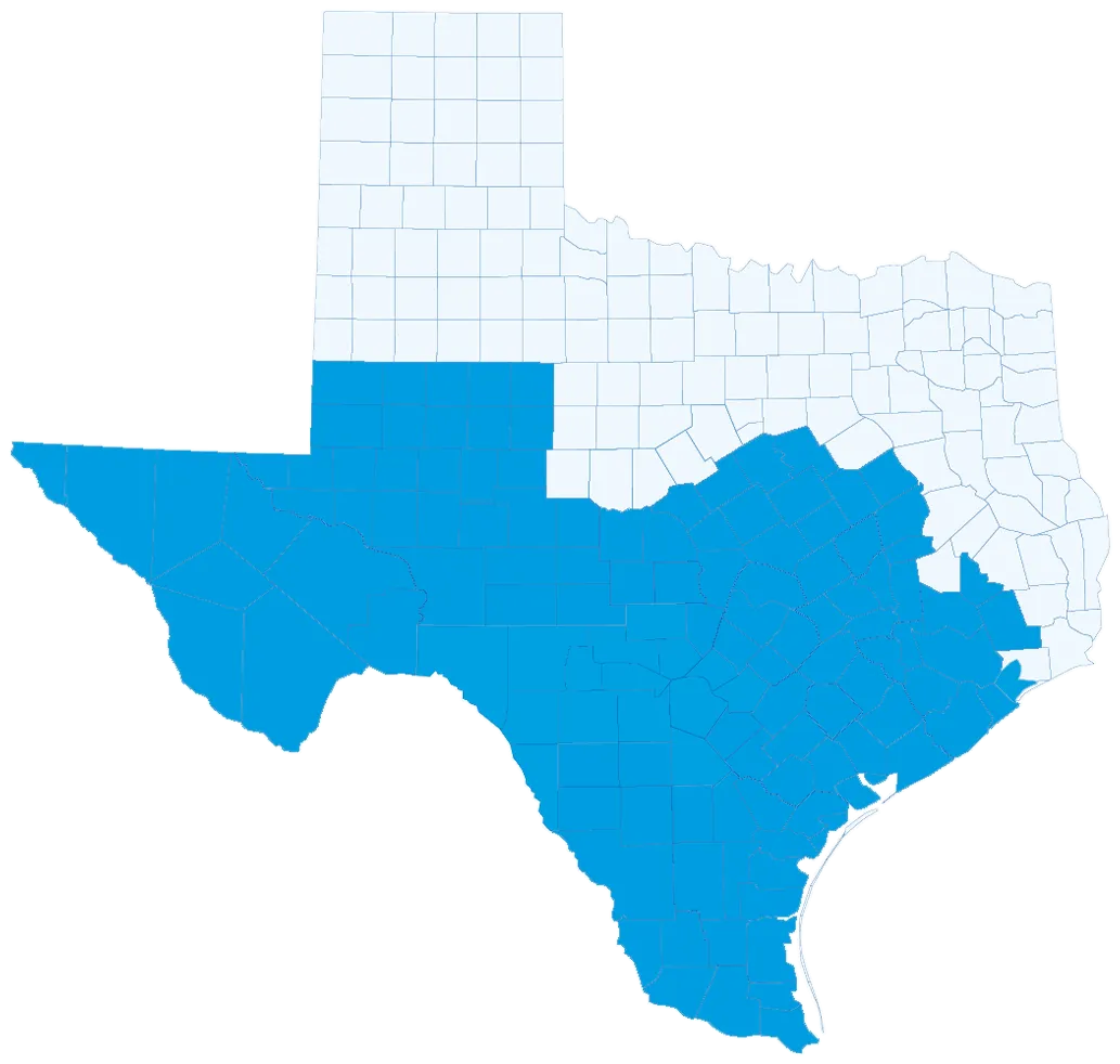 Computer Solutions managed IT service area map